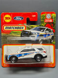 Matchbox 2023 Ford police interceptor utility  2024-36  (CP19)