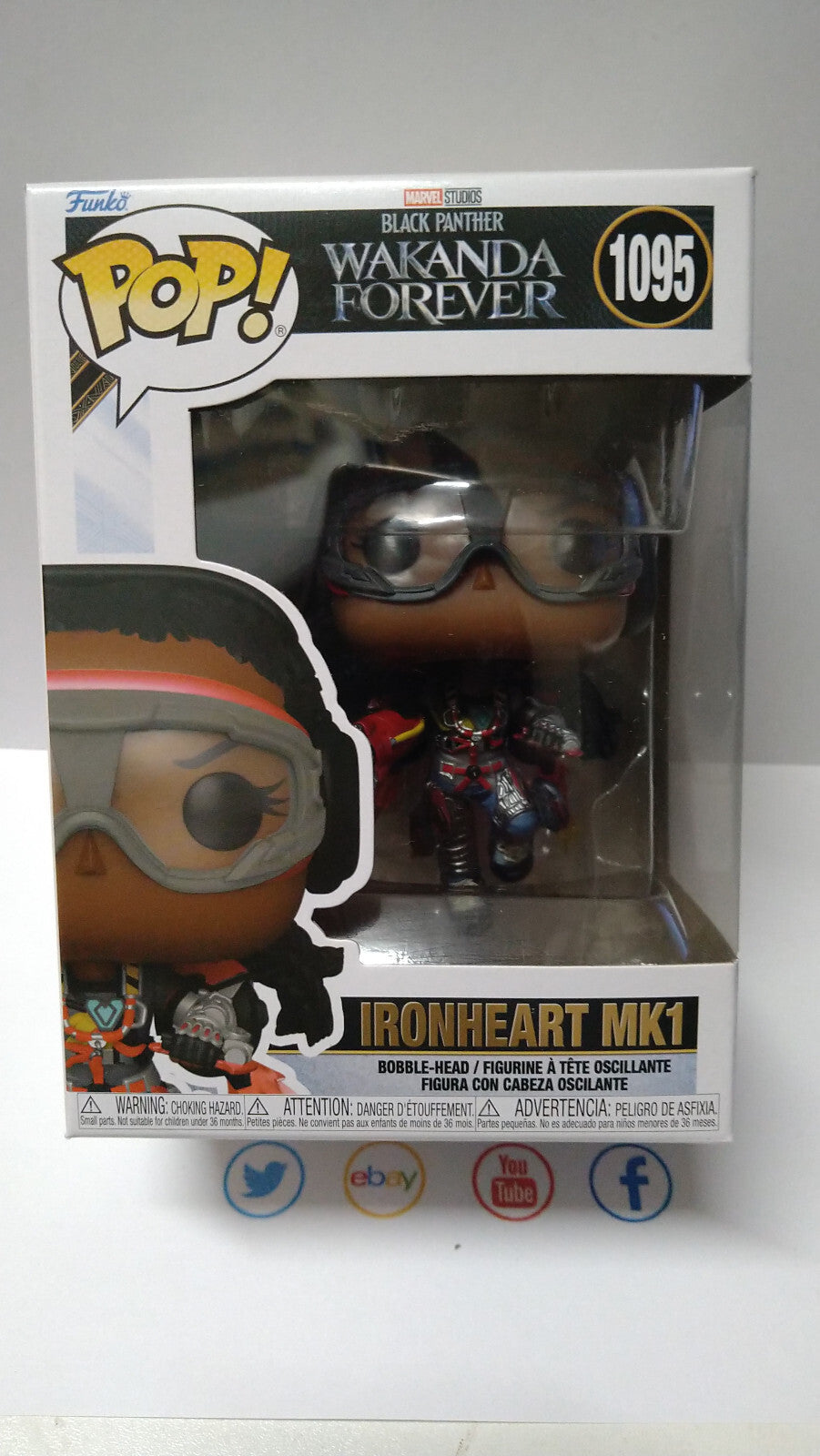 Funko Pop! BLACK PANTHER WAKANDA FOREVER 1095 Ironheart MK1 (F21)