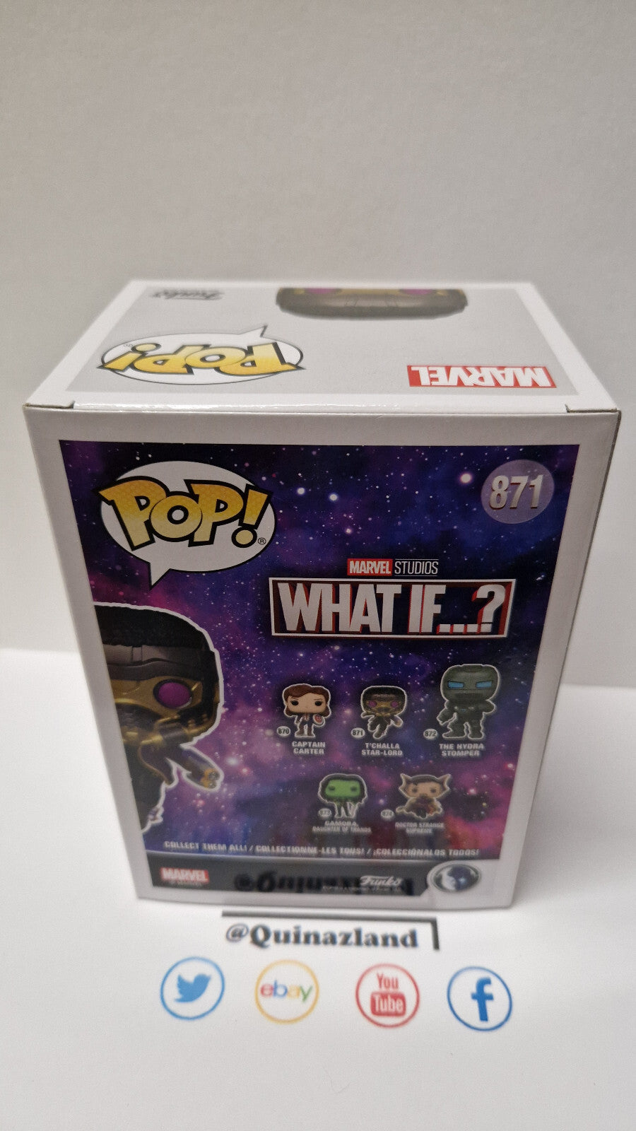 Funko Pop! Marvel What If ...? #871 T'Challa Star-Lord (F42)