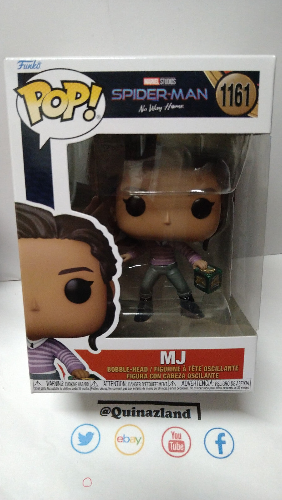 Funko Pop! SPIDER-MAN NO WAY HOME  Marvel N° 1161 MJ w/ box   (F17)
