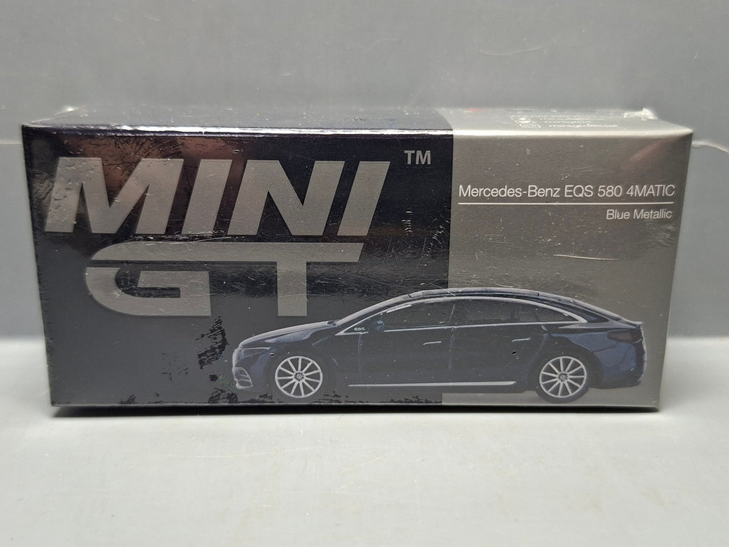 Mini GT Mercedes-Benz EQS 580 4MATIC Nautical Blue Metallic  n°559 (NP16)