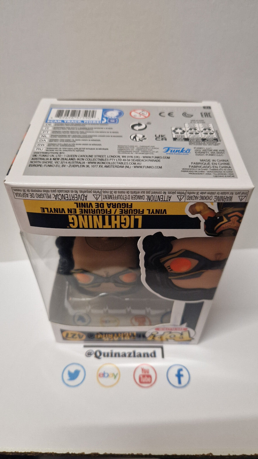 Funko Pop! BLACK LIGHTNING Lightning #427 (F20)