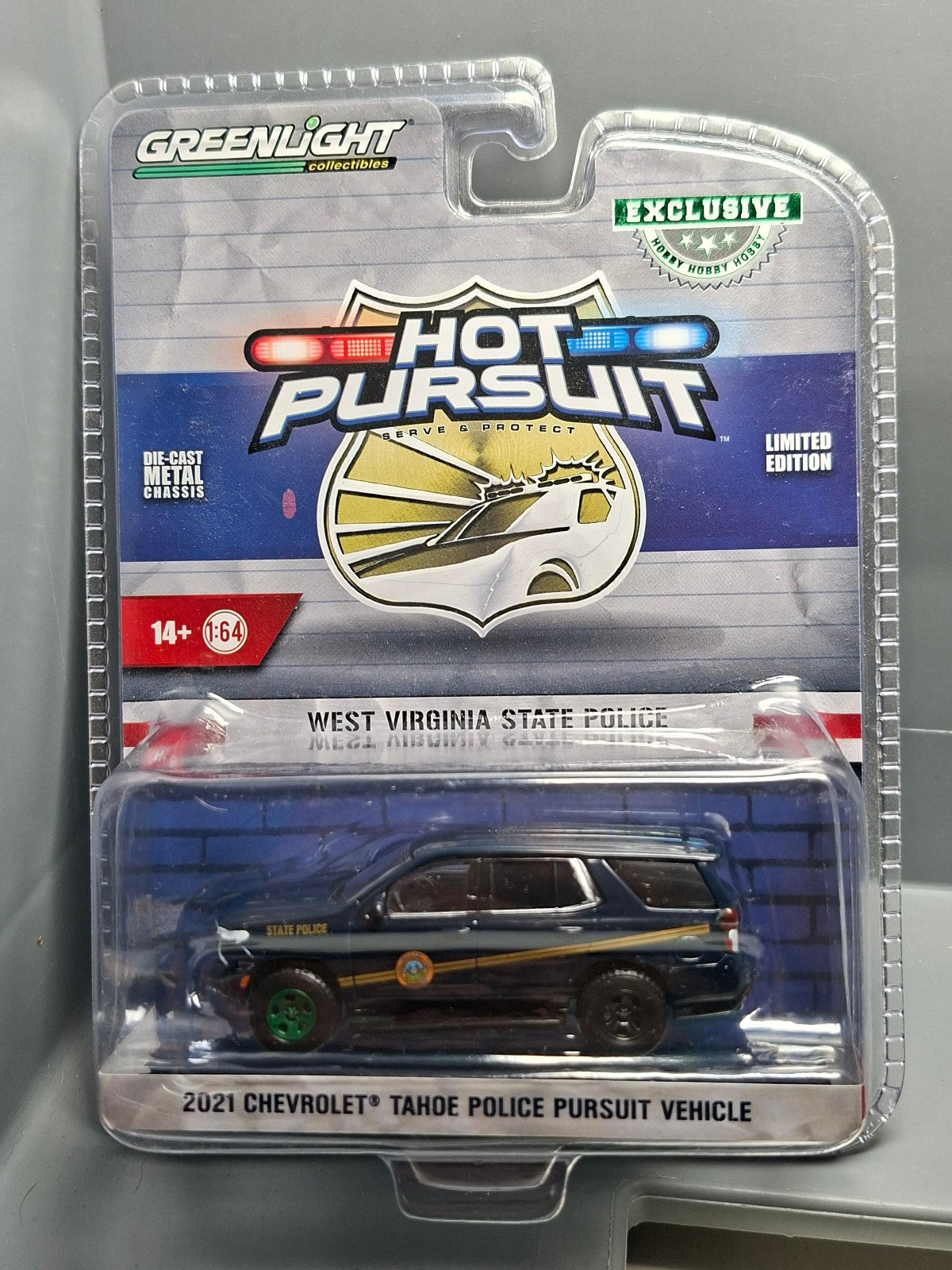 Greenlight Hot pursuit hobby exclusive erreur chase  2021 Chevrolet tahoe (NG49)