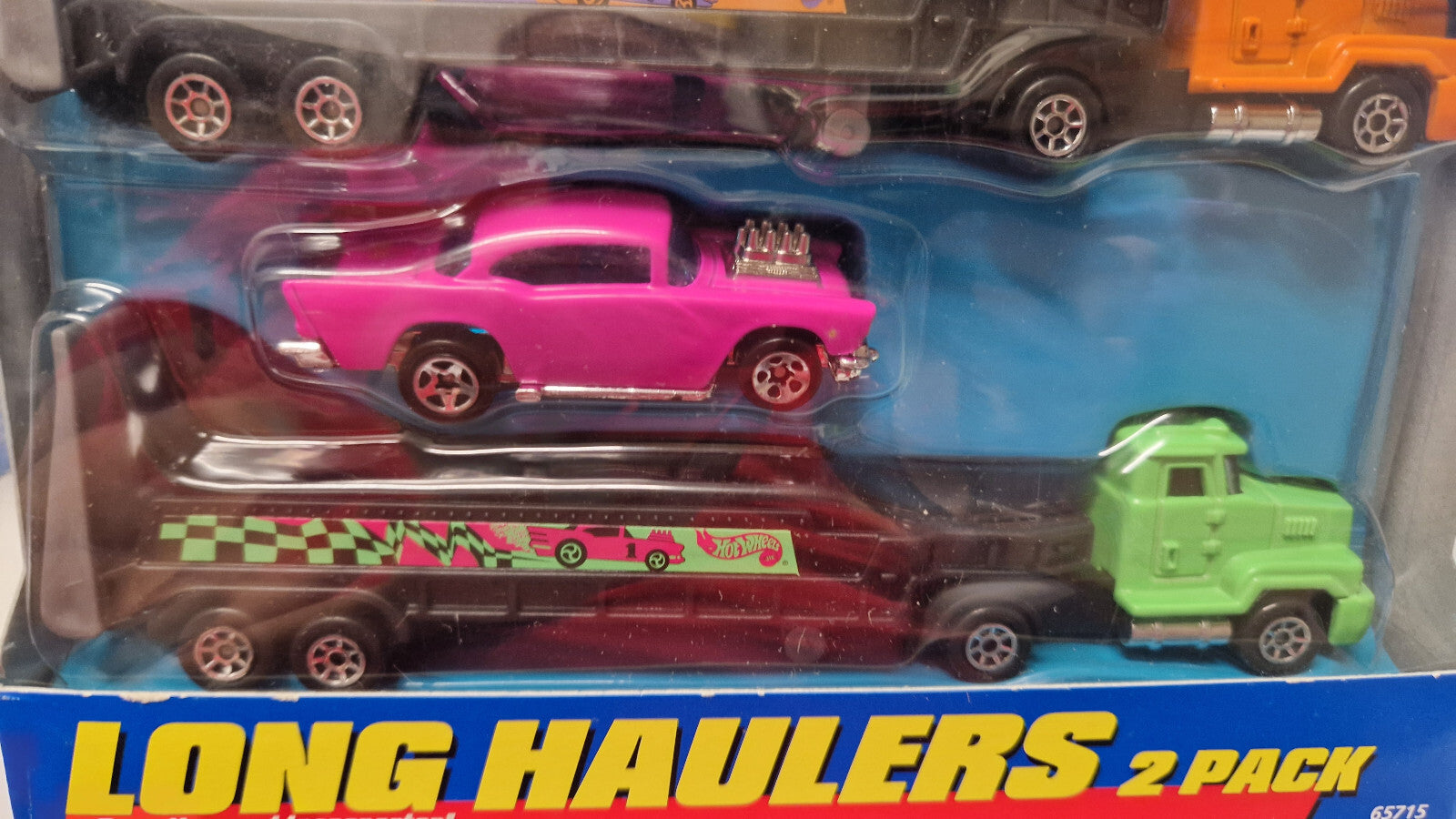 Hot Wheels 1999 long haulers exclusive kmart  58 corvette et 57 chevy + 2   (ET)