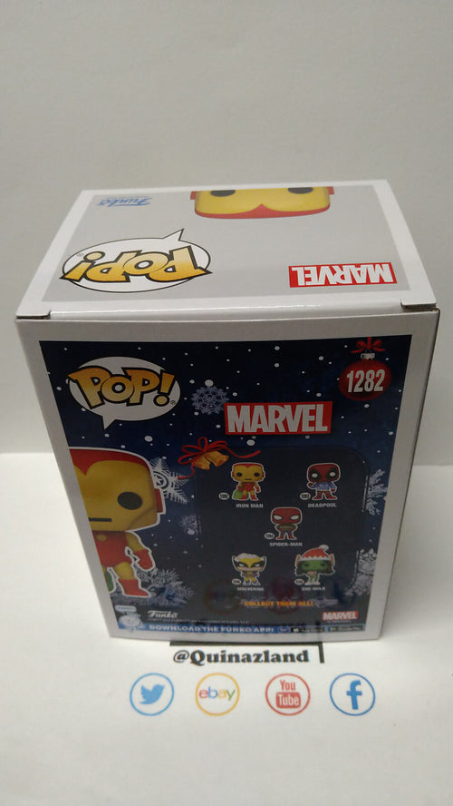 Funko Pop!  MARVEL HOLIDAY POP N° 1282 Iron Man avec Sac (F10)