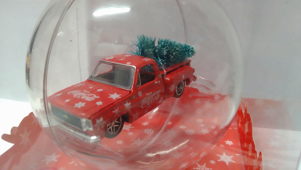M2 Machines Exclusive Coca Cola Ornament 1974 Chevy Stepside Truck  (carton)