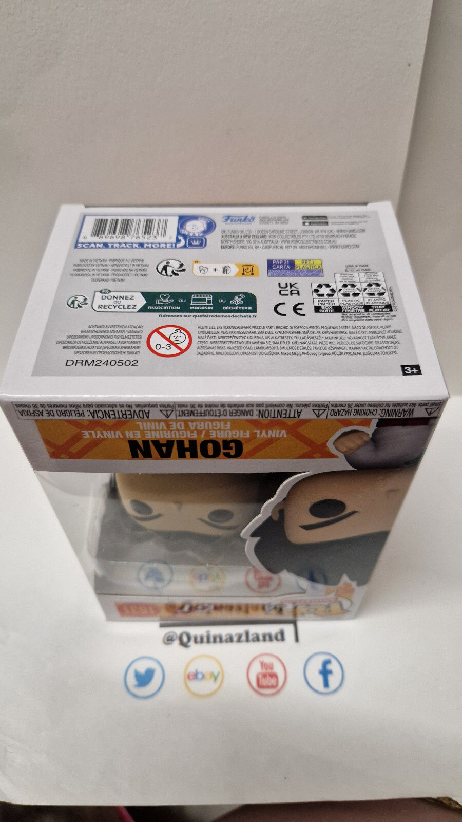 Funko Pop!  Dragon Ball GT Pop Animation N° 1631 Gohan  (FU33)