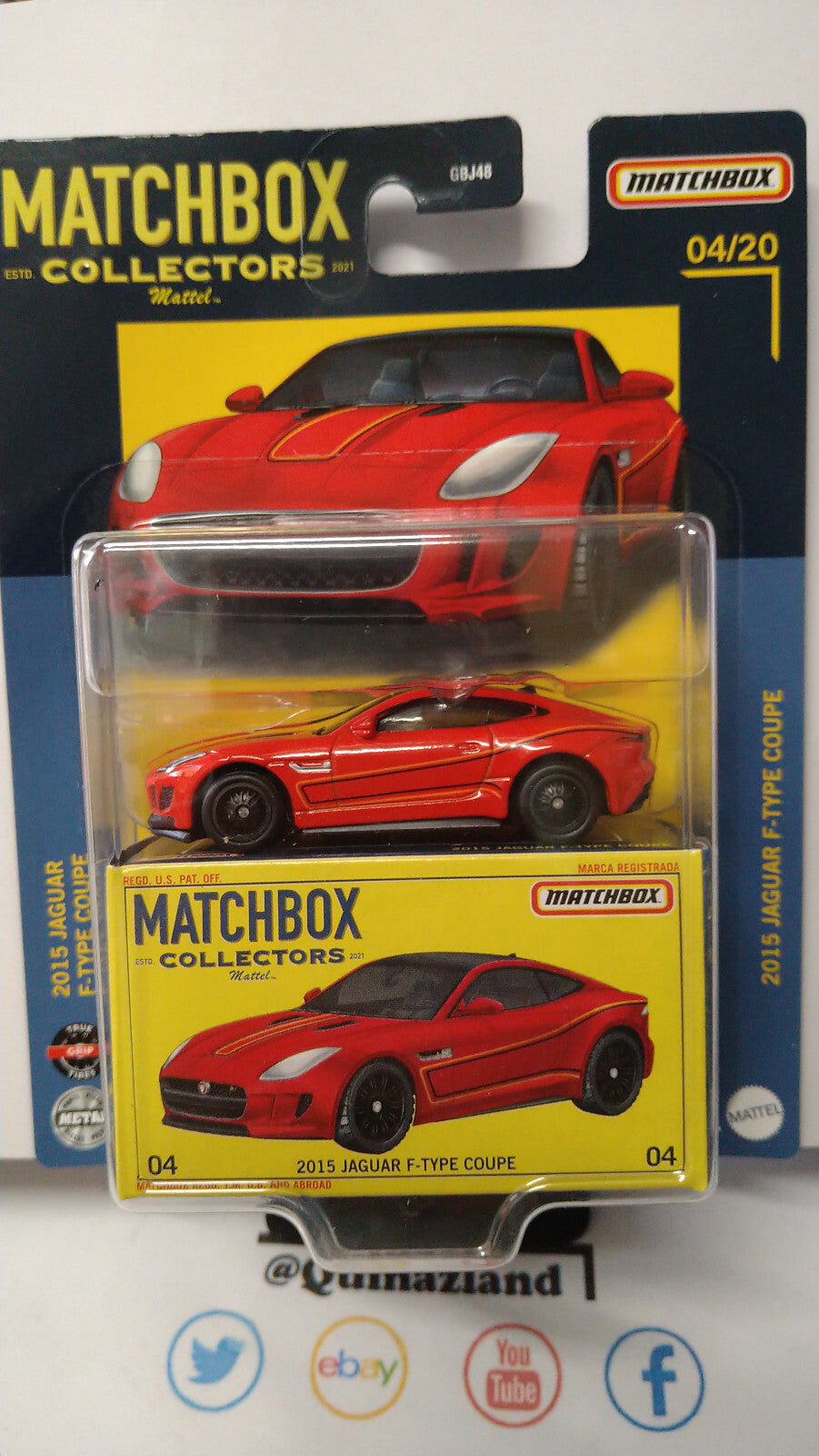Matchbox Collectors 2015 Jaguar f-type coupe (NG140)