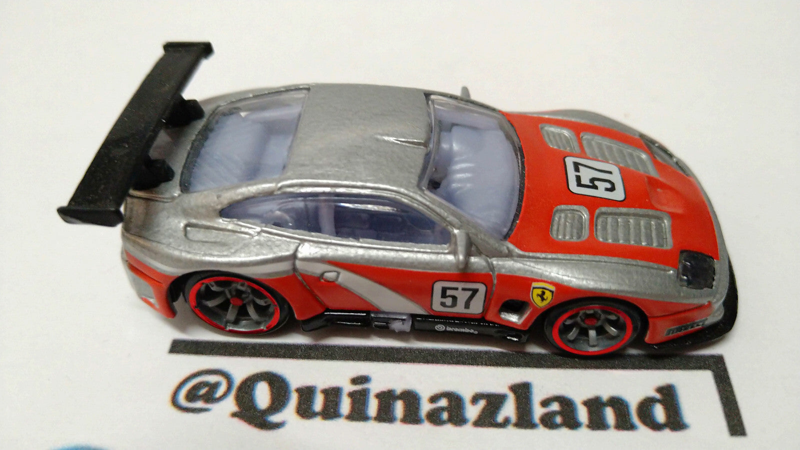 Hot Wheels Ferrari 575 GTC 2007 Ferrari racer    (A17)