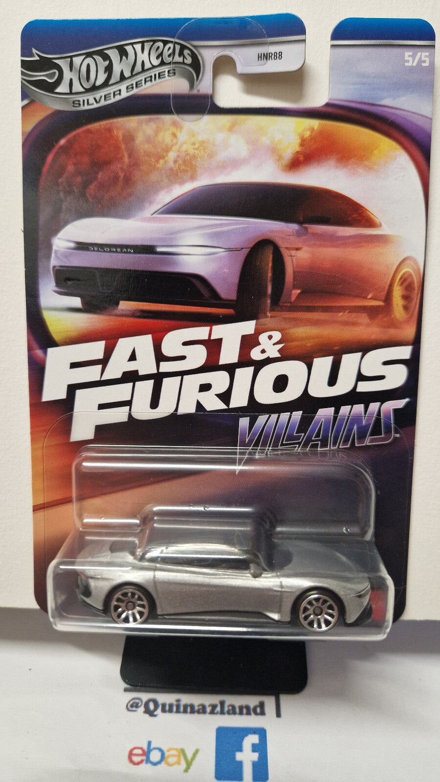 Hot Wheels 2025 Fast & Furious Villains 2022 delorean alphas (NP32)
