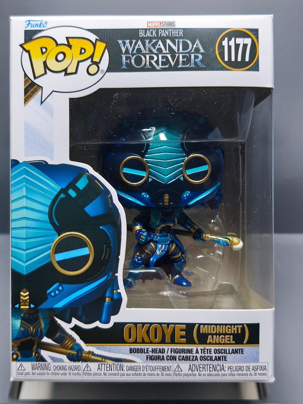 Funko Pop! BLACK PANTHER WAKANDA FOREVER  N° 1177 Okoye (Midnight Angel) (F32)