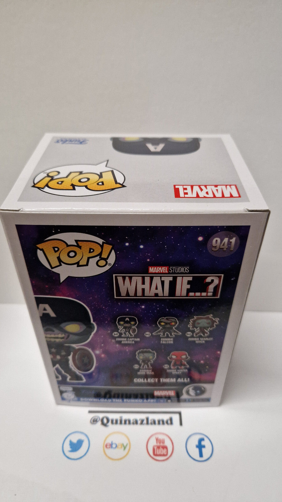 Funko Pop! MARVEL WHAT IF 941 Zombie Captain America (F42)