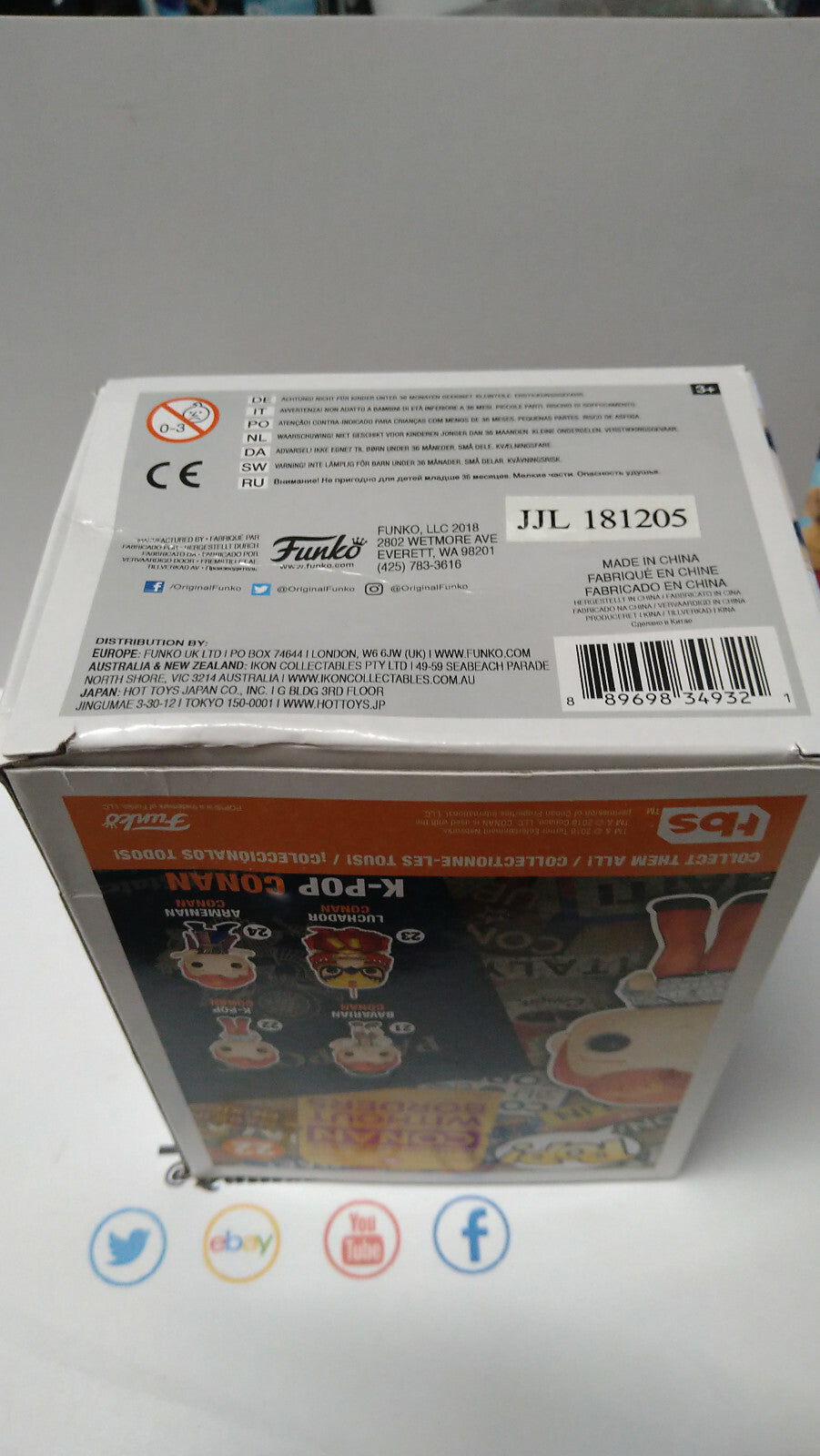 Funko Pop! Conan Without Borders #22 Conan o'brien boite abimée (F45)