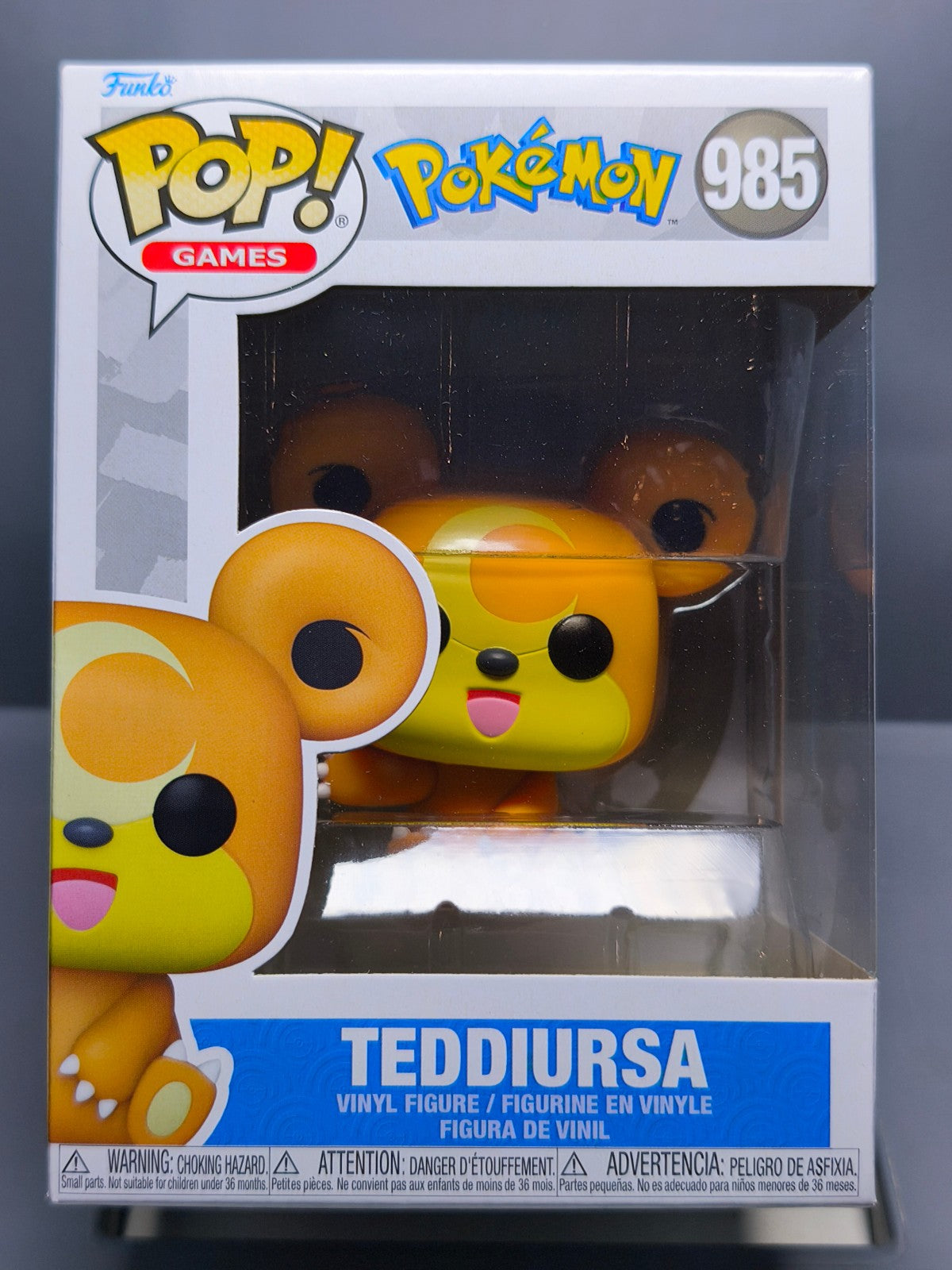 Funko Pop! Pokemon POP Games N° 985 Teddiursa (F46)