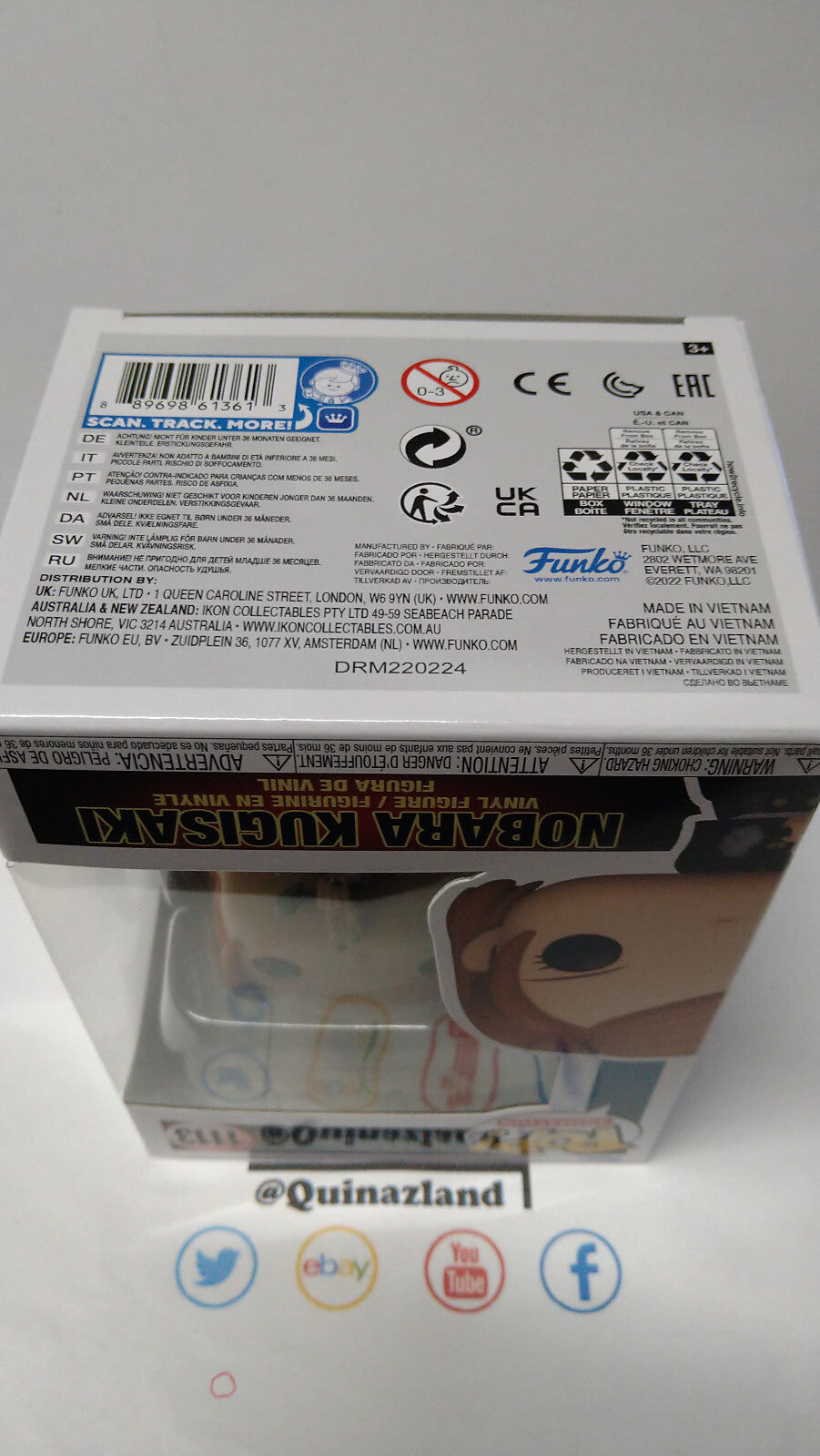 Funko Pop! JUJUTSU KAISEN 1113 Nobara (F30)