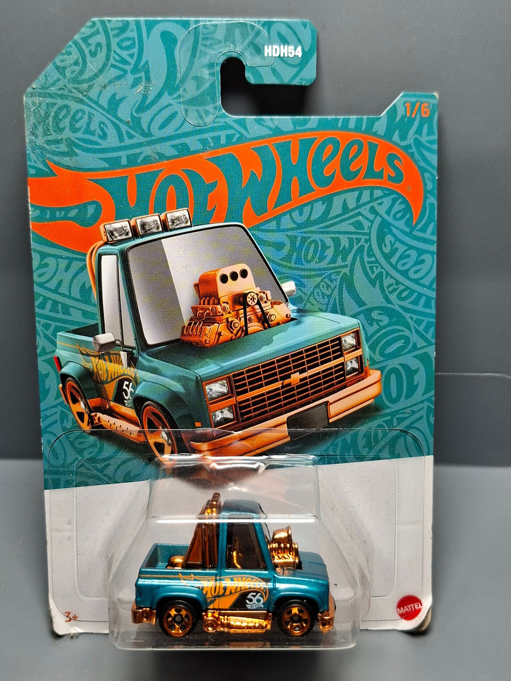 Hot Wheels 2024 56th anniversary  Toon'd '83 chevy silverado   (CP14)