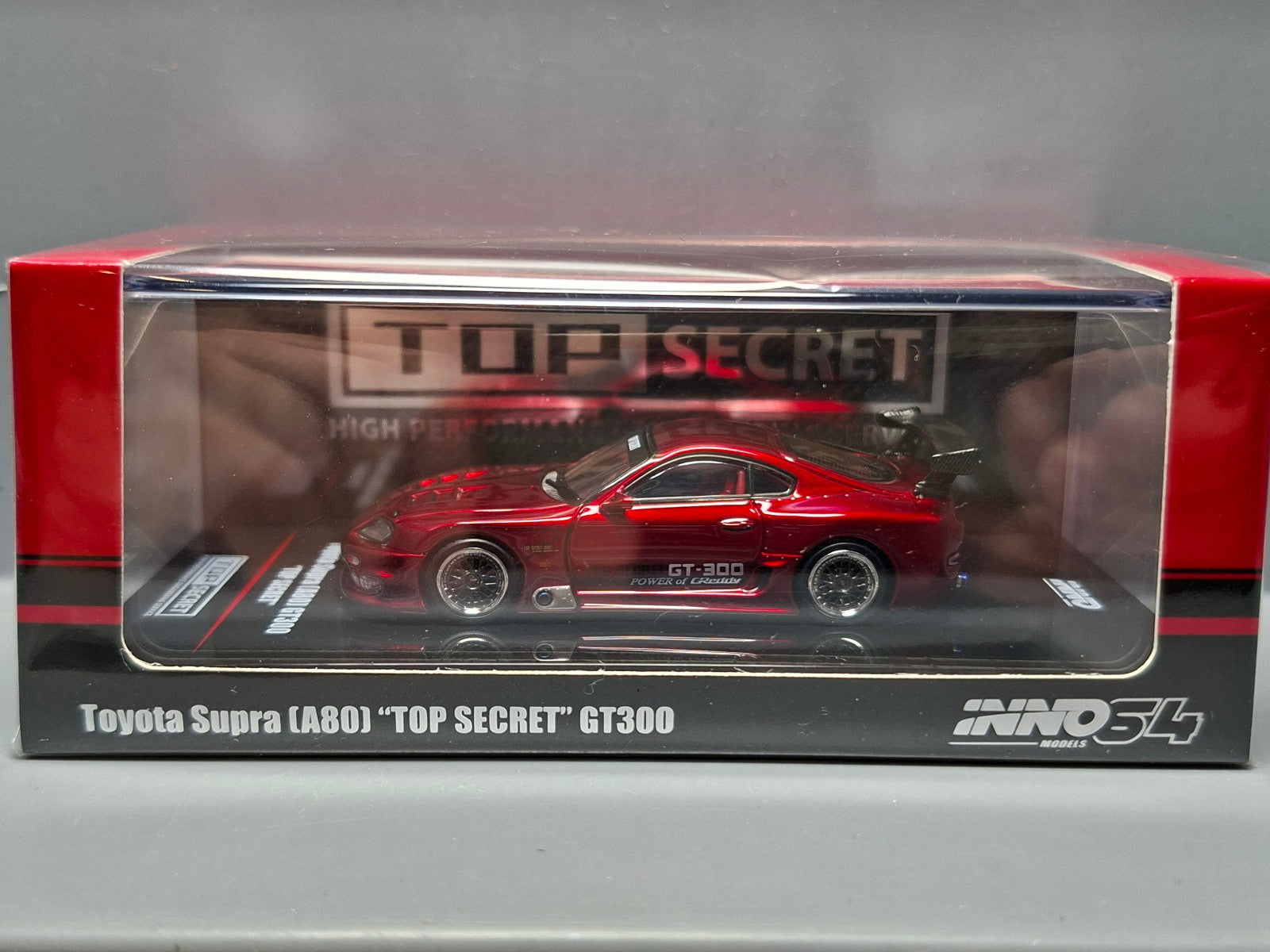 INNO64 2025 Toyota Supra (A80) Top Secret, red  (CP08)