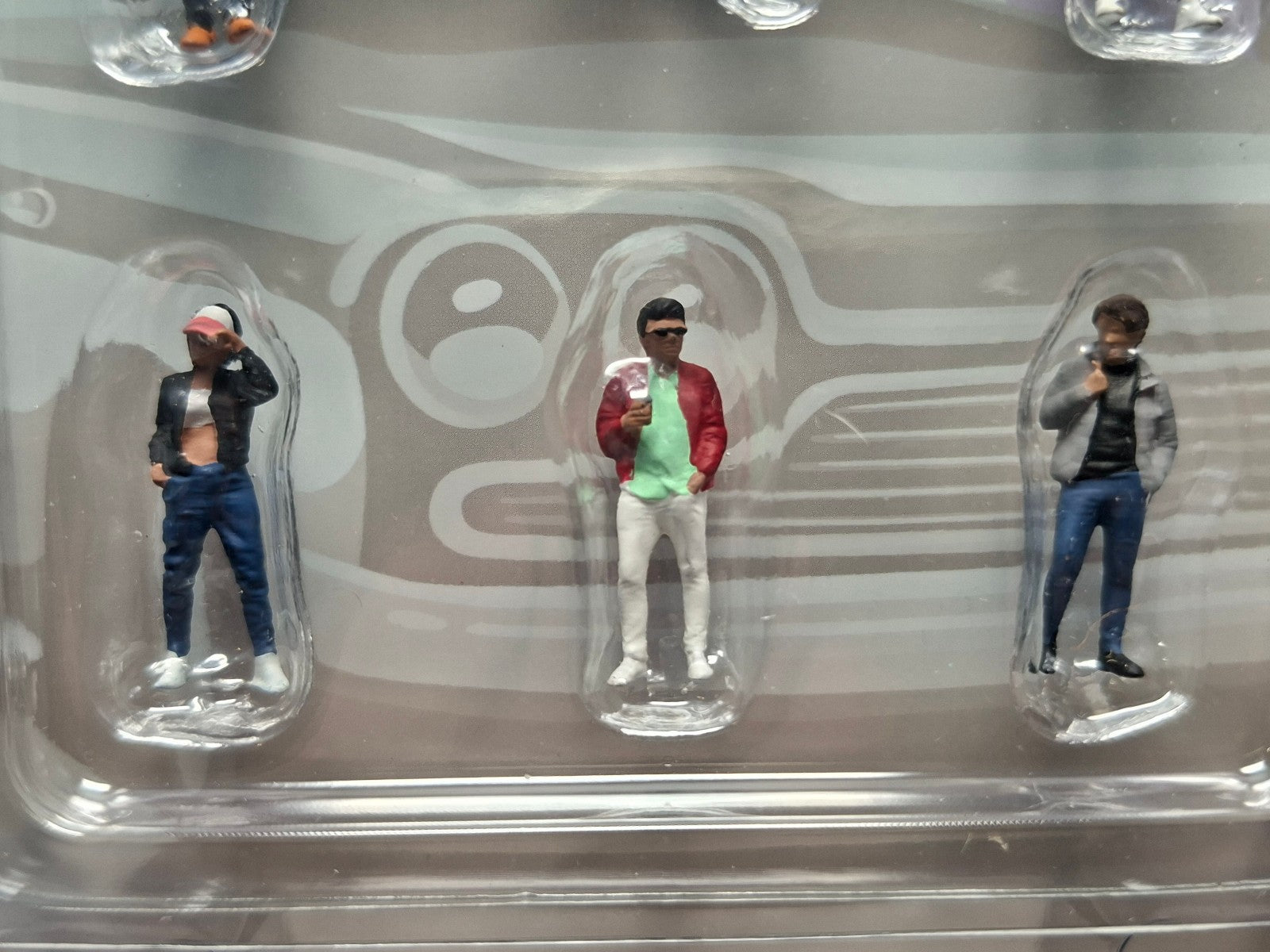 American Diorama 1/64 Figures Hanging Out 3 Figures Set MiJo Exclusive (NG02)