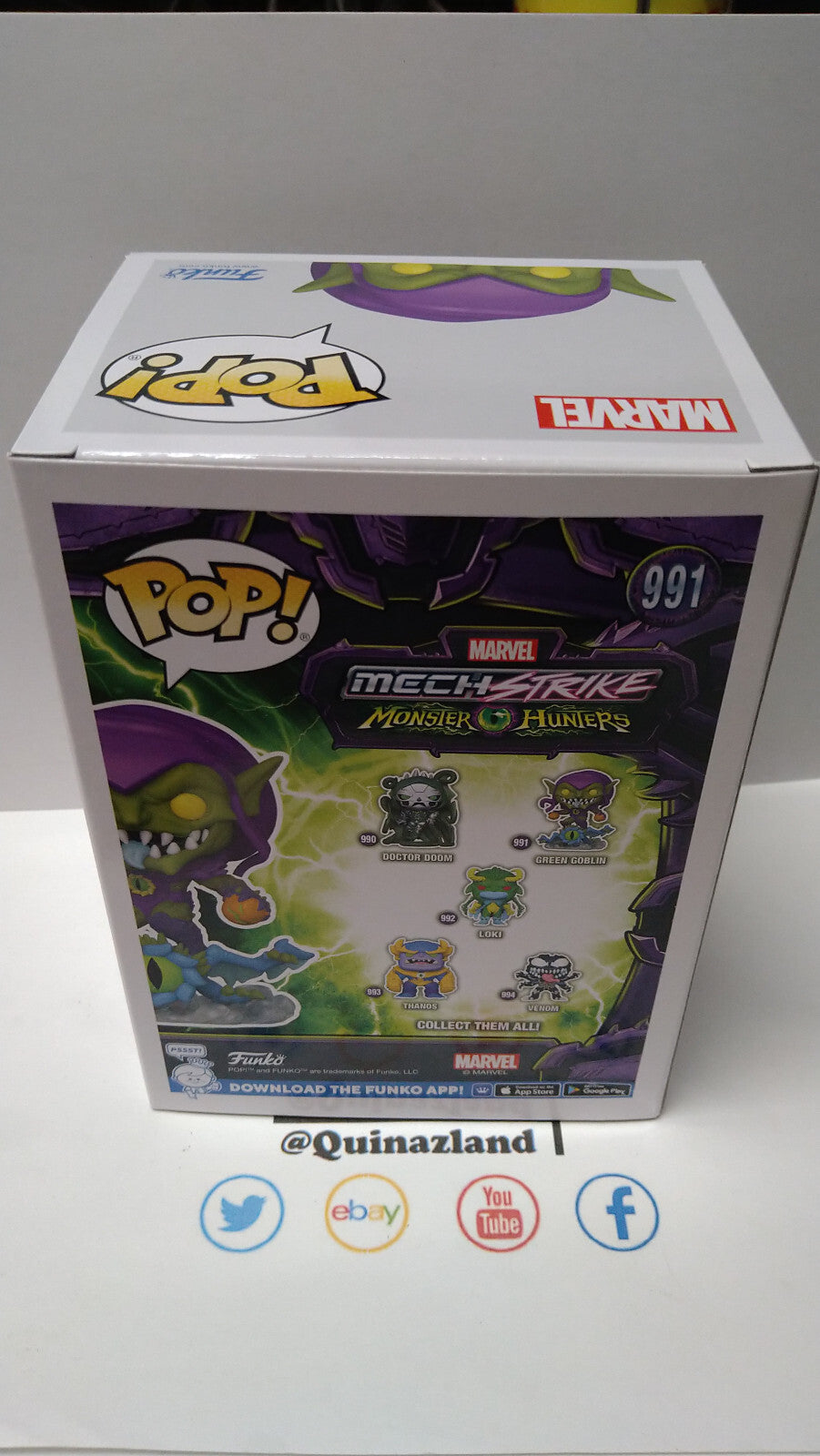 Funko Pop! MARVEL MONSTER HUNTERS 991 Green Goblin (FU21)
