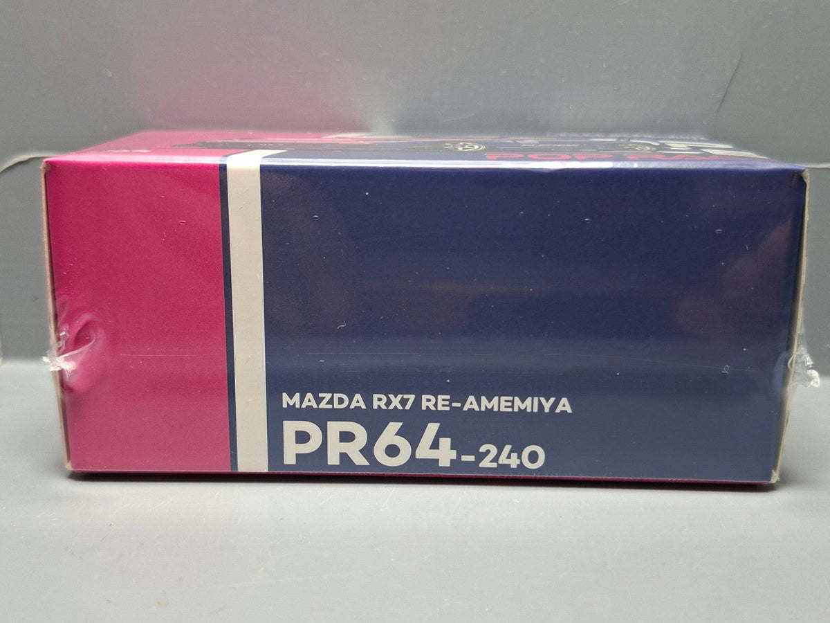 Pop Race 1/64  Mazda RX7 Re-Amemiya  Blue/Pink (CP03)