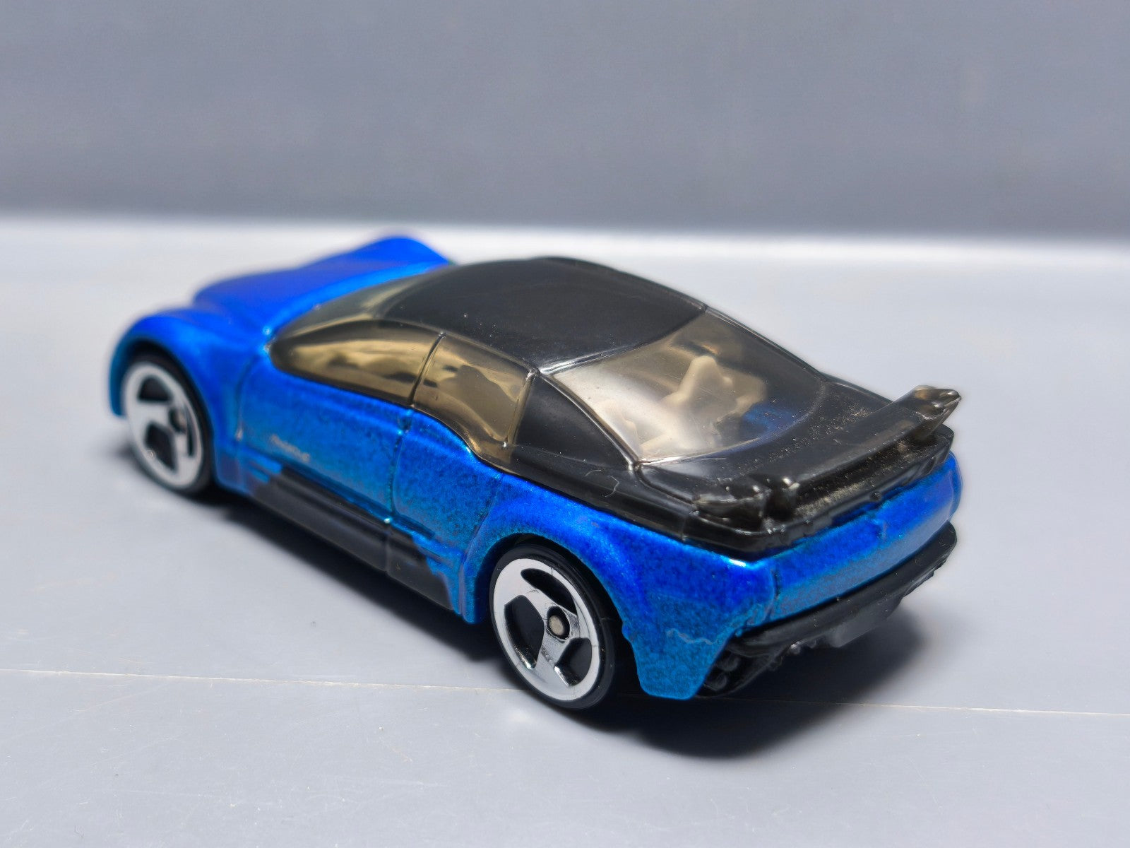 Hot Wheels Pontiac rageous 2000-119 malaysia bleue foncée toit noir (A19)