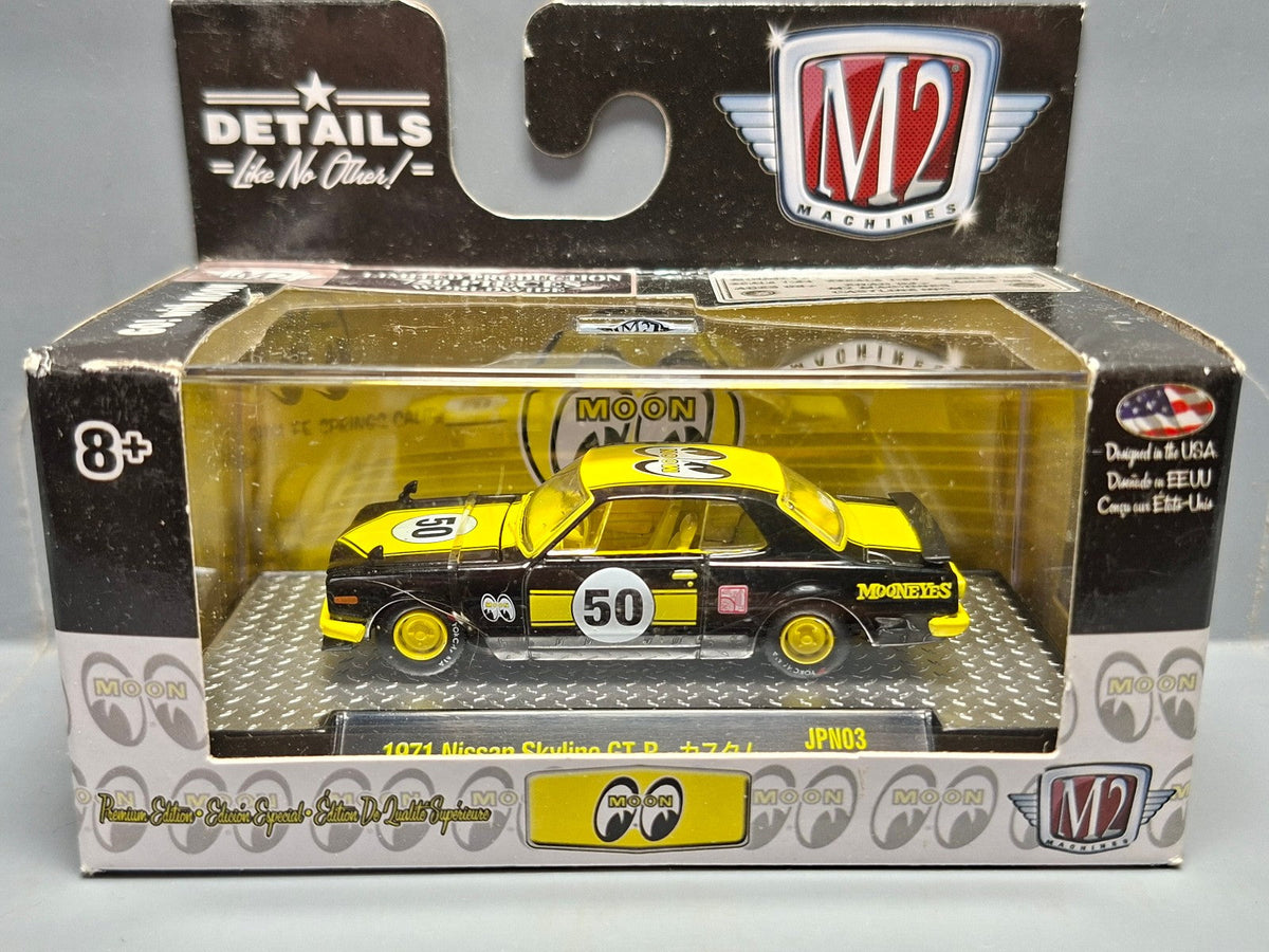 M2 Machines Mooneyes 1971 Nissan Skyline GT-R Chase 750 Pieces (NP13)