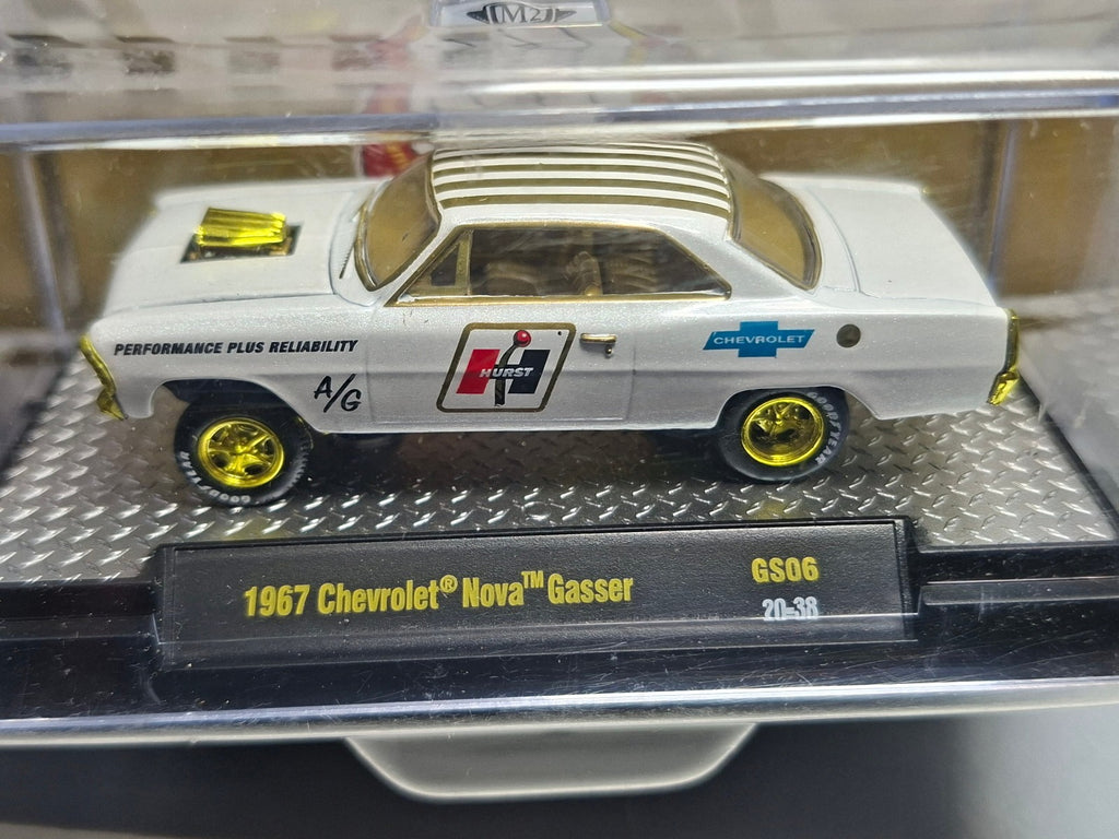 M2 Machines 2020 hurst chase  1967 chevrolet nova gasser   (NG26)