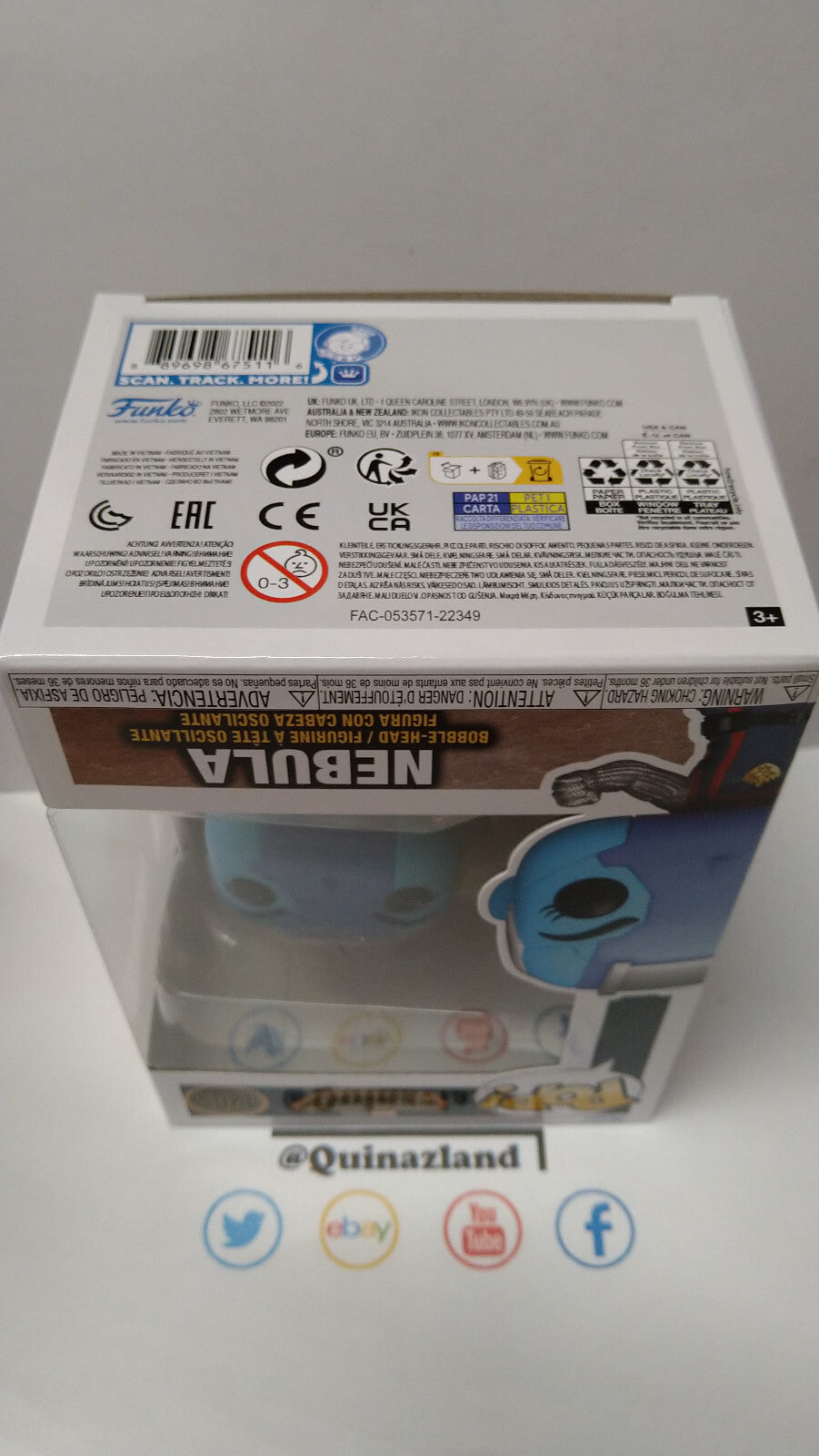 Funko Pop!  LES GARDIENS DE LA GALAXIE 3  N° 1205 Nebula (FU45)