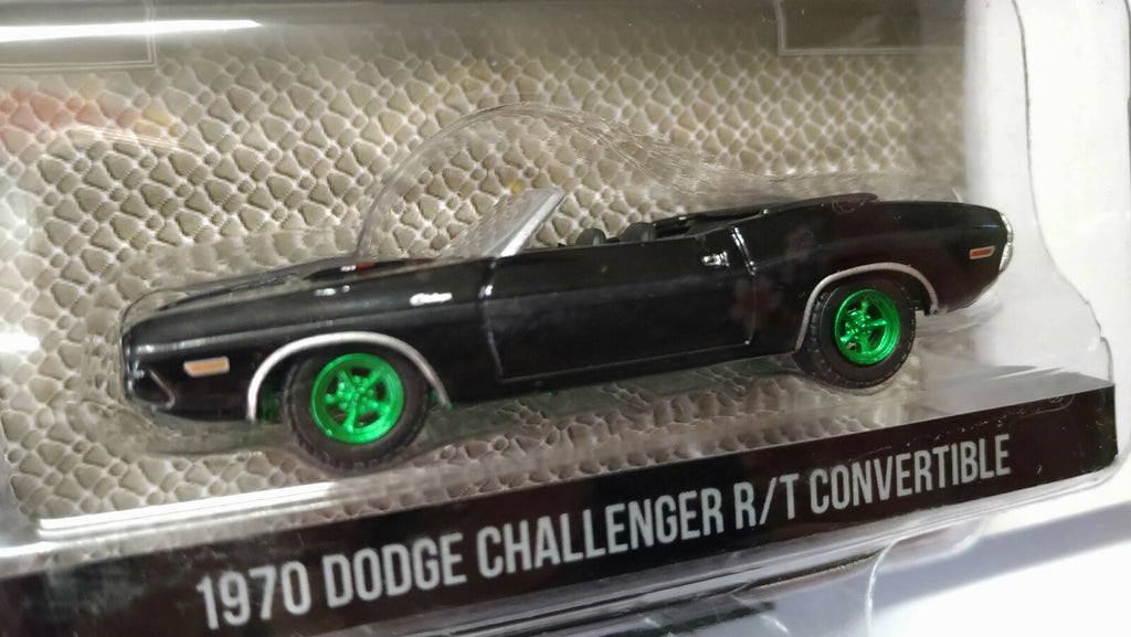 Greenlight Black Bandit 1970 Dodge Challenger R/T Convertible chase  (NG75)
