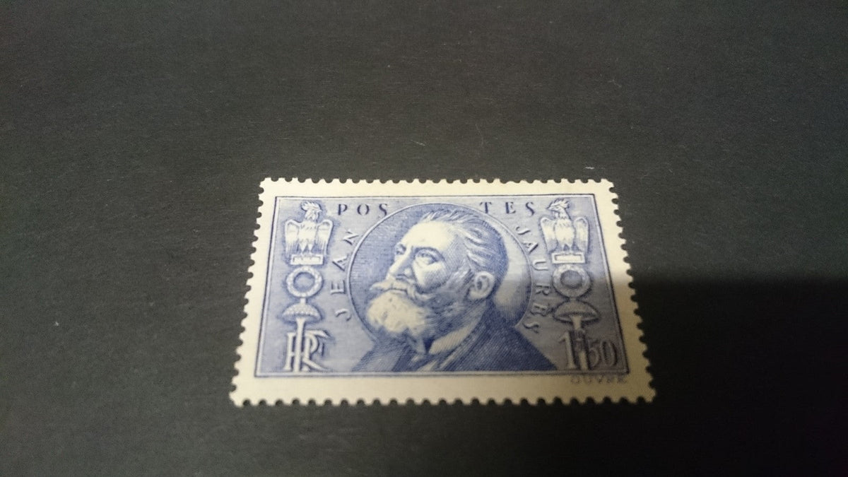 Timbres France 1936 1f50 Jean Jaurès N°319 YT