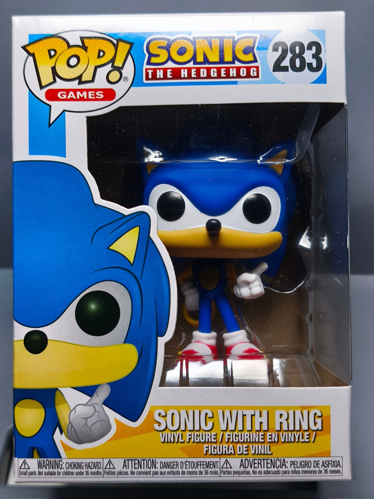 Funko Pop!  Sonic 30TH Pop N° 283 Sonic with Ring  (F17)