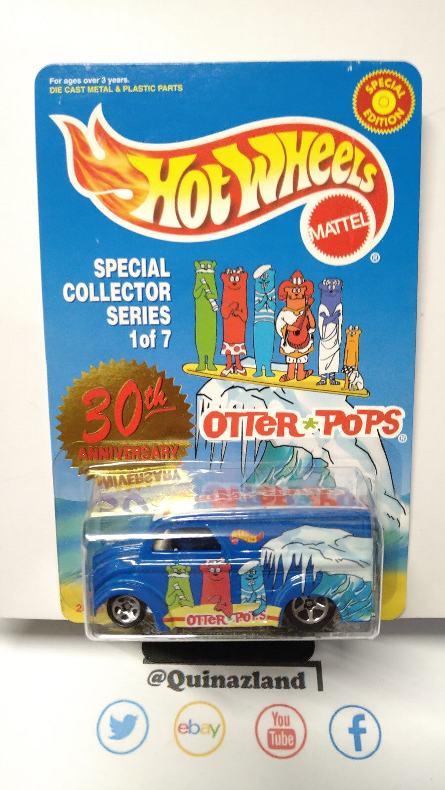 Hot Wheels 2000 promo otter pops Dairy delivery    (NP20)