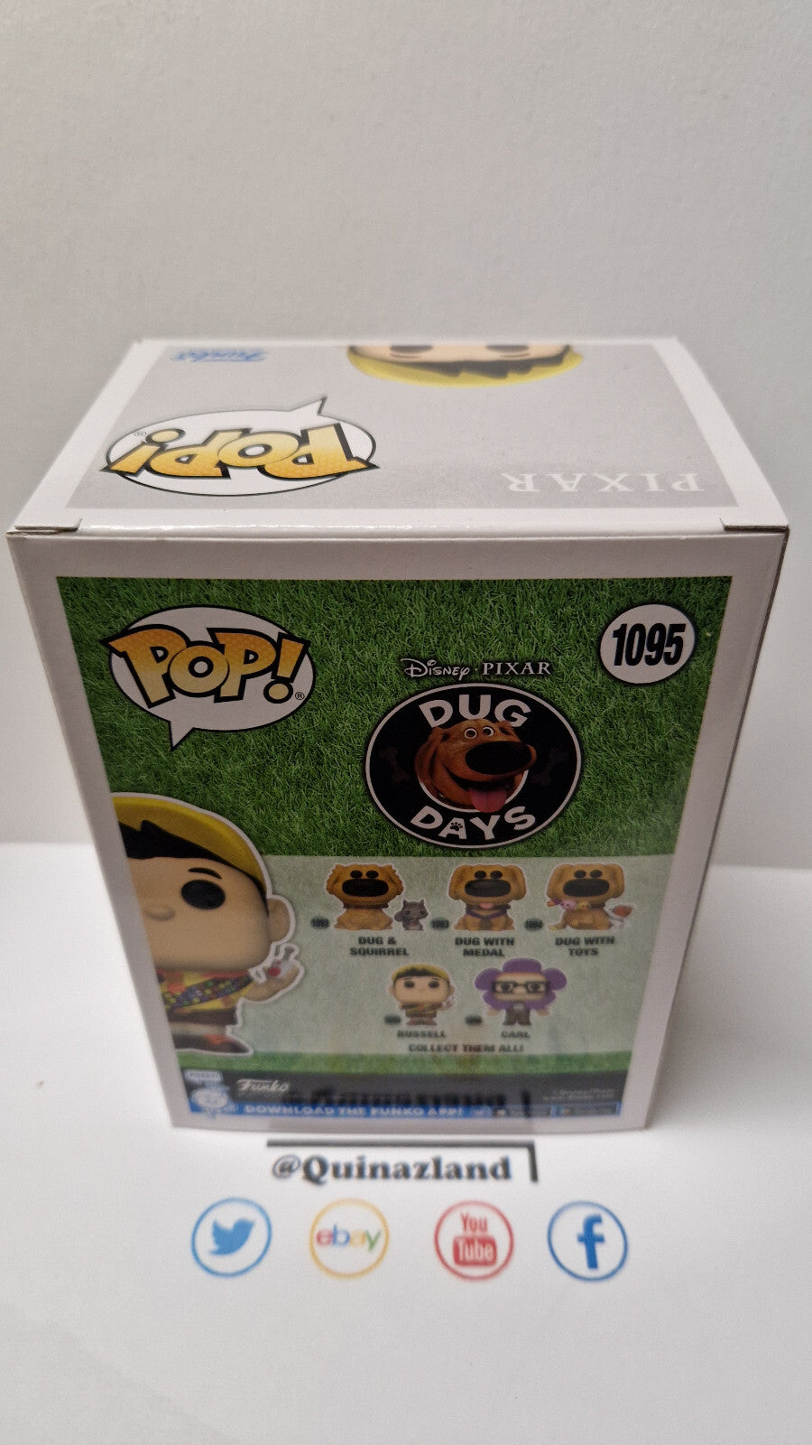 Funko Pop! Disney Pixar DUG DAYS #1095 Russell (F34)