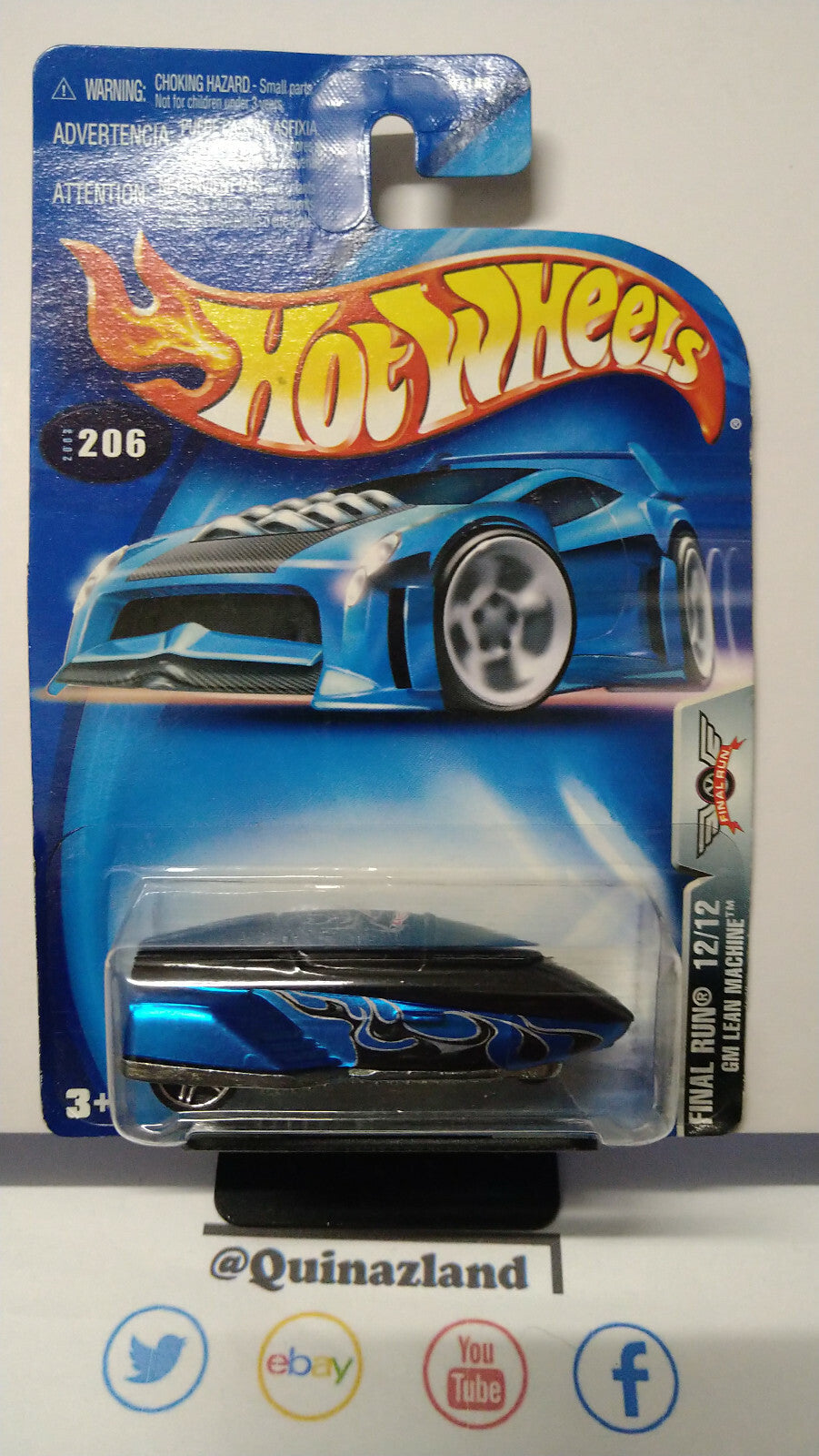 Hot Wheels Final Run GM Lean Machine 2003-206 (NP19)