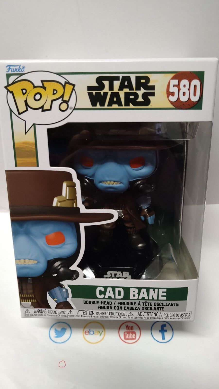 Funko Pop! Star Wars N° 580 Cad Bane  (F23)
