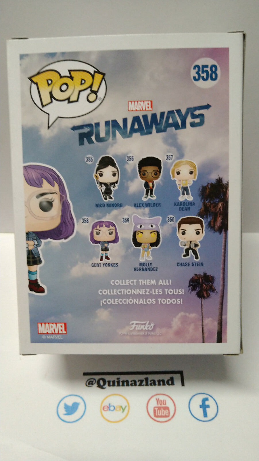Funko Pop! Marvel Runaways #358 Gert Yorkes (F42)