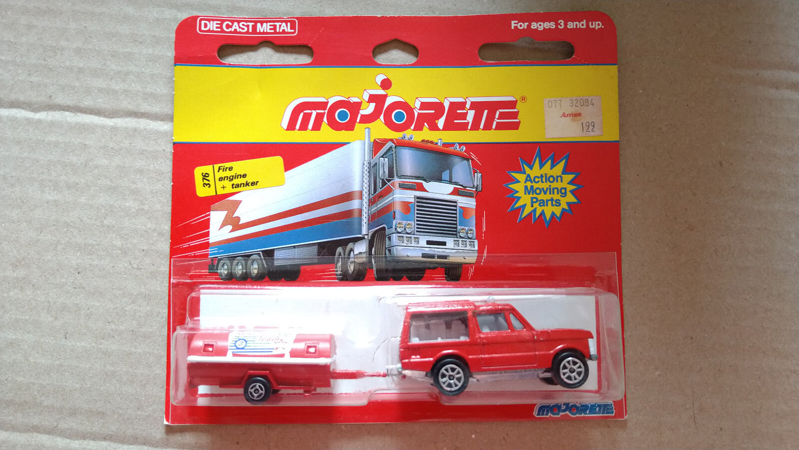 Majorette Range rover fire engine et tanker  bulle fendue (C9)