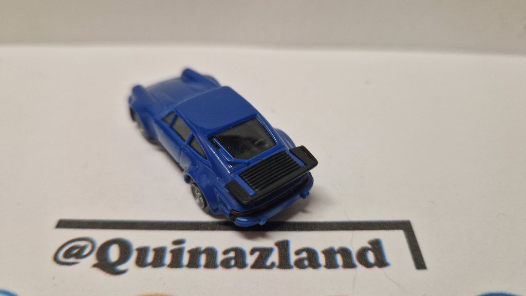 Herpa 1/87 Porsche 911 turbo bleue ⚠️ manque les rétroviseurs  (A03)