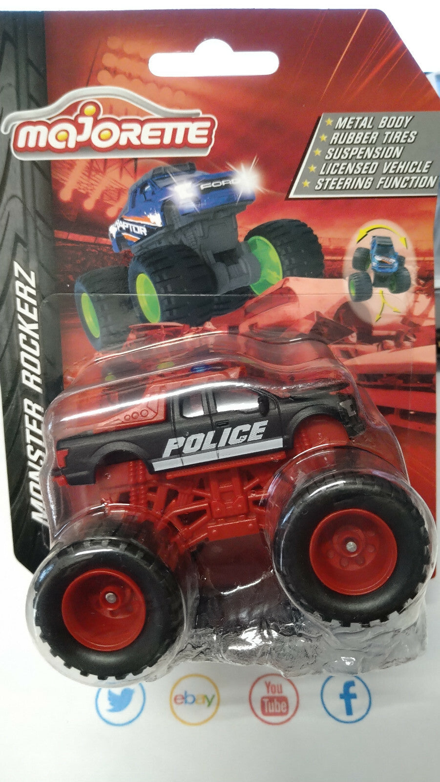 Majorette Monster rockerz Ford F-150 Raptor (NG71)