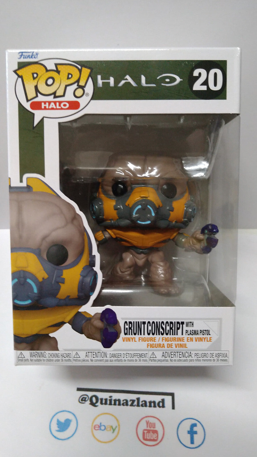 Funko Pop! HALO INFINITE 20 Grunt conscript avec  pistolet plamsa (F49)