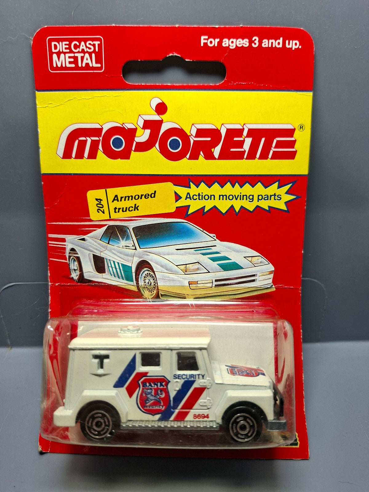 Majorette Série 200 made in france Armored truck bank security   (CP05)