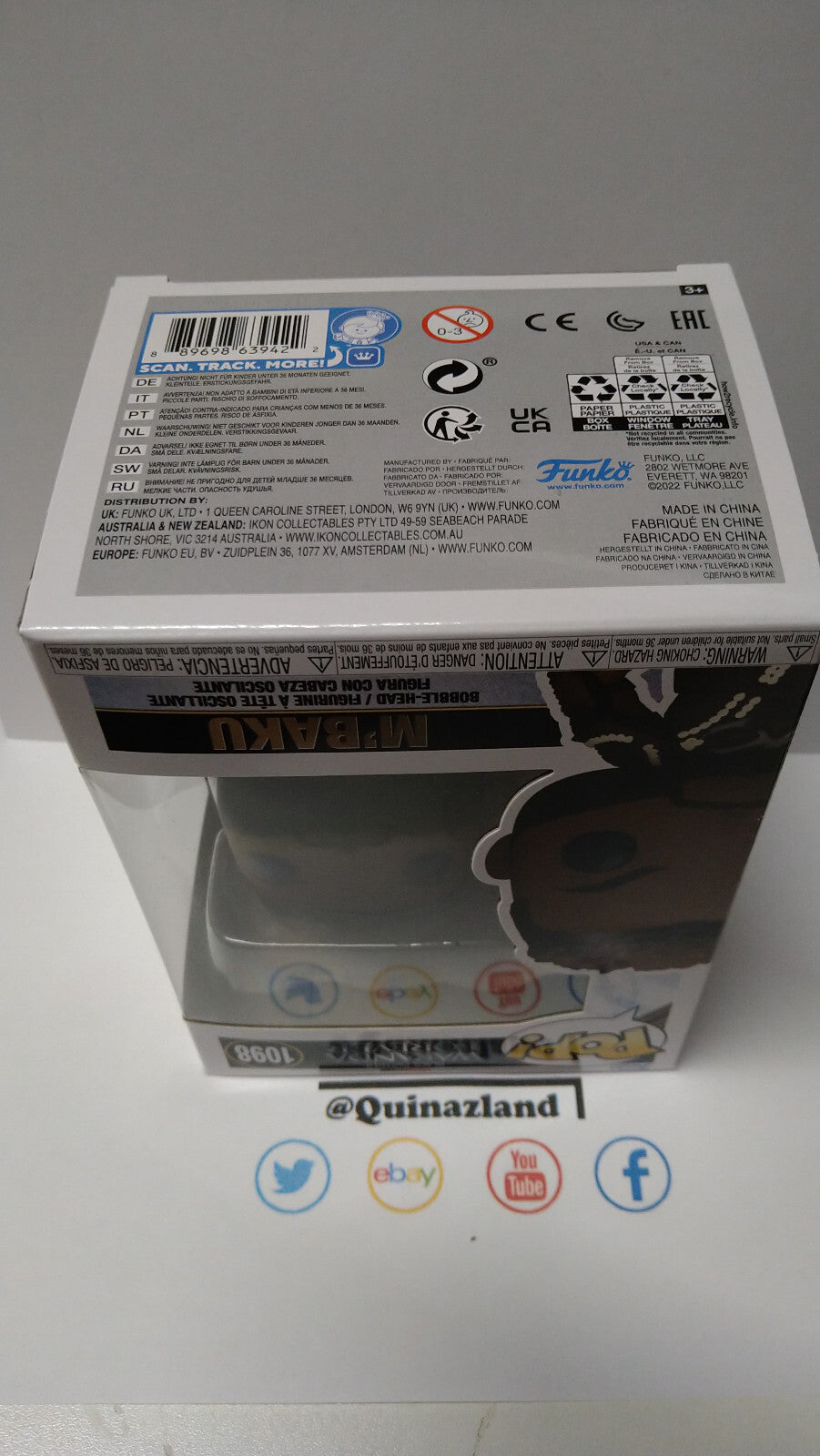 Funko Pop! BLACK PANTHER WAKANDA FOREVER 1098 M'Baku  (FU18)
