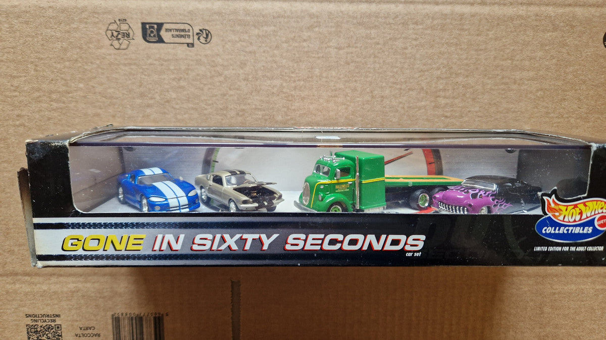 Hot wheels 2000 gone in sixty seconds Dodge  Mustang 49 Merc truck ⚠️(CT08)