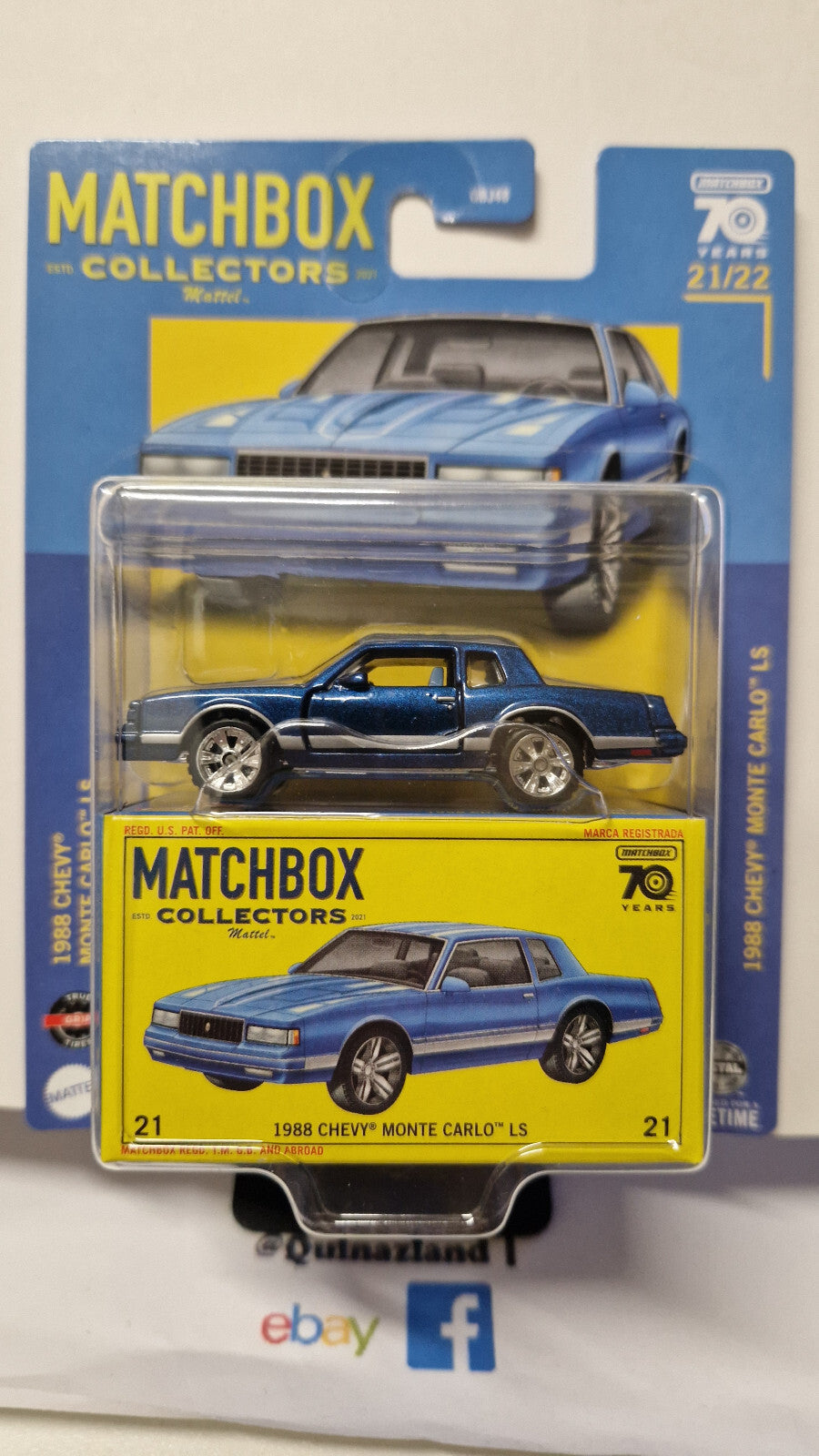 Matchbox Collectors 1988 chevy monte carlo LS (NG20)