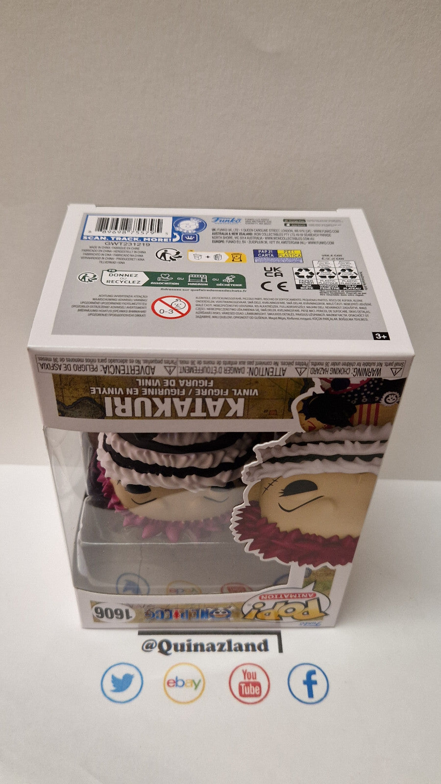 Funko Pop! ONE PIECE POP Animation N° 1606 Katakuri (FU18)