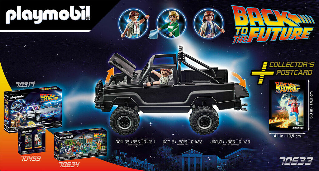 Playmobil 70633 set retour vers le future 1985 pickup Toyota SR5 (ET)