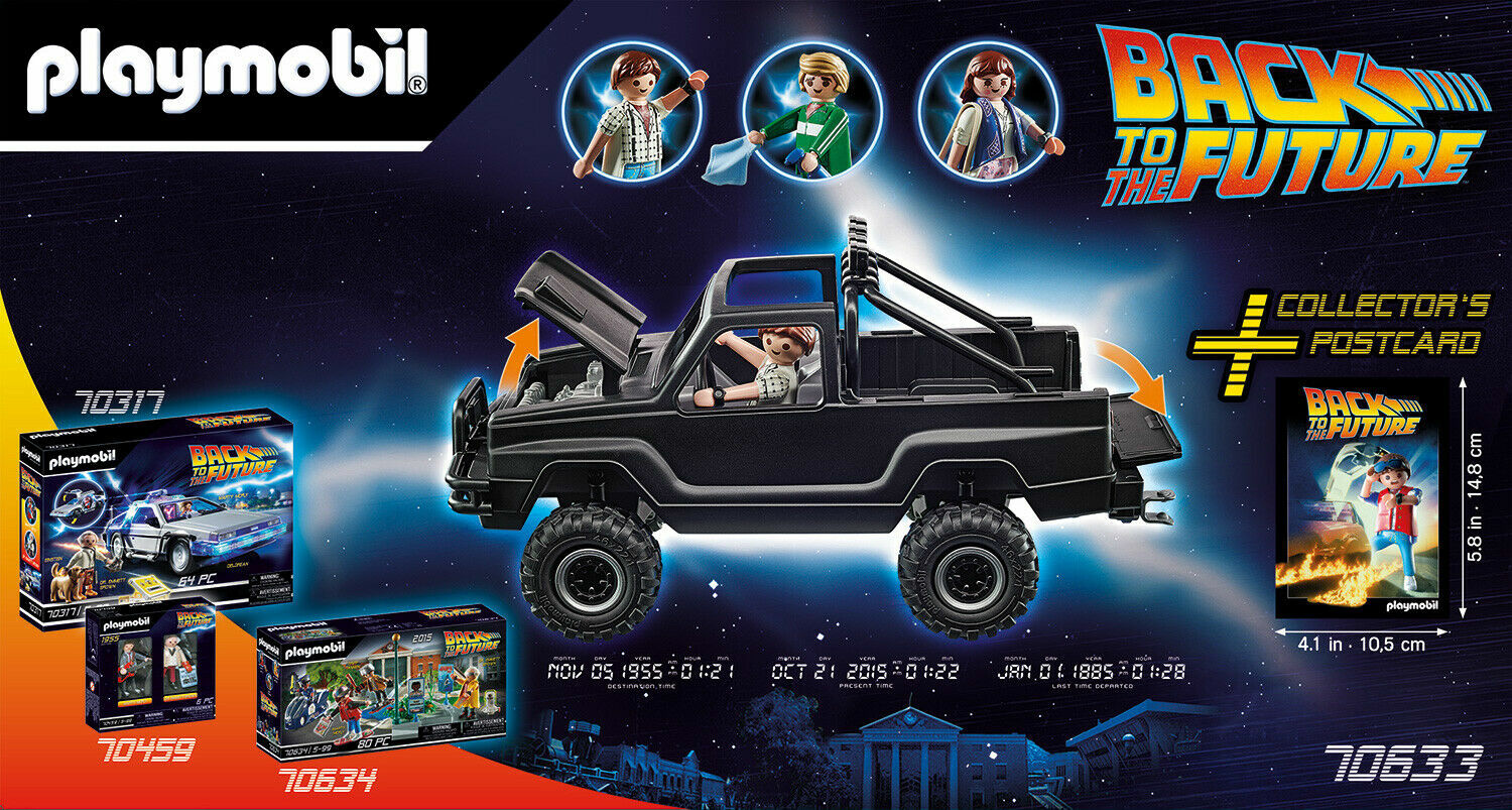 Playmobil 70633 set retour vers le future 1985 pickup Toyota SR5 (ET)