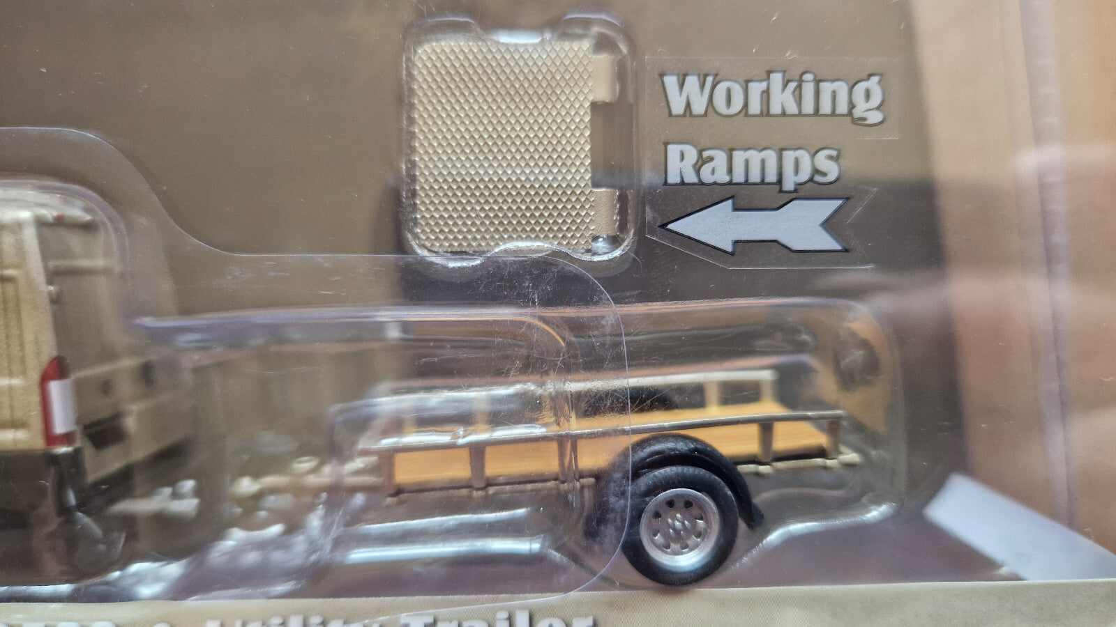 Greenlight Hitch & tow 2019 ram promaster 2500 & utility trailer   (C1)