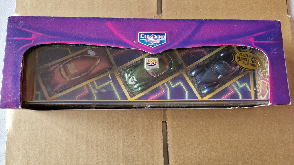 Hot Wheels 1999 ed newton's lowboyz  Triclopz, rareflow & mercohaulic  (CT10)