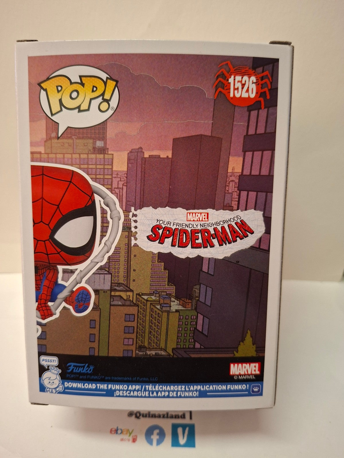 Funko Pop!  Votre Fidele Serviteur Spider-Man  Pop N°1526 Spider-Man   (F52)